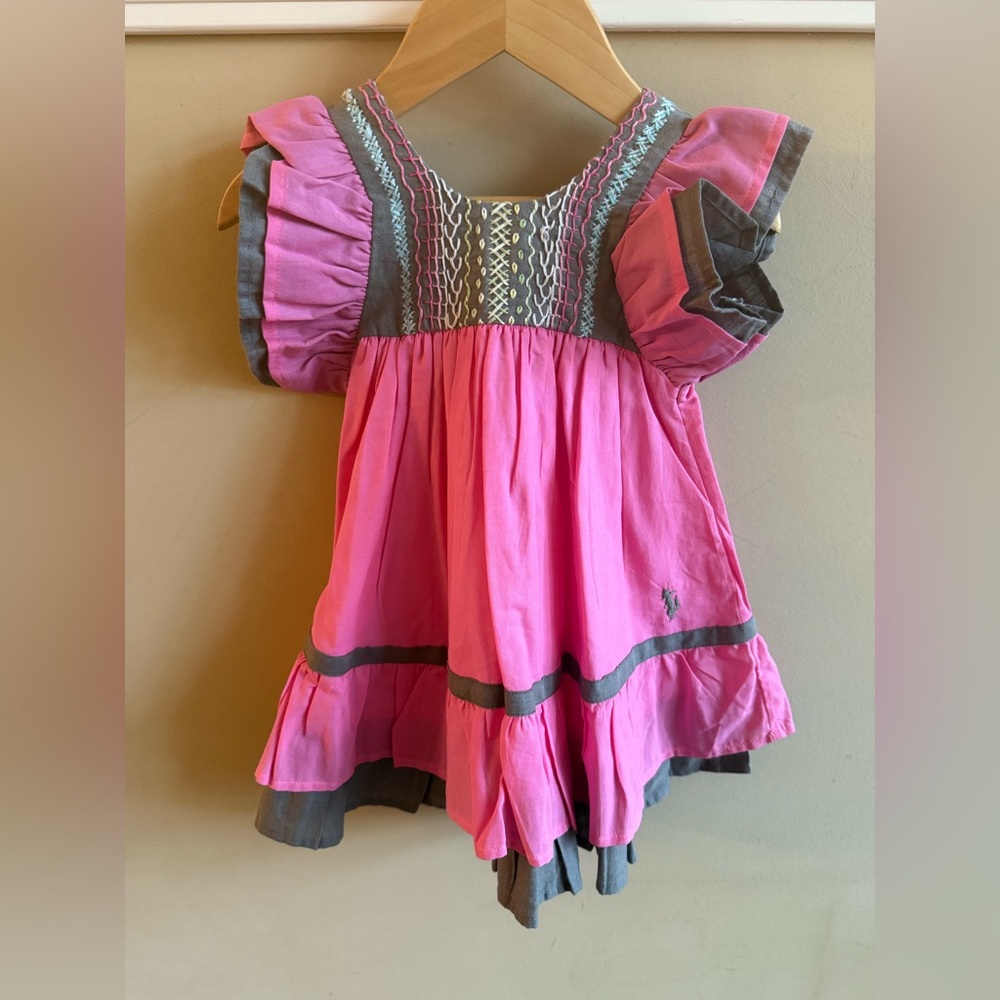 NWT Well Dressed Wolf Gypsy Flutter Dress, Size 18 months.